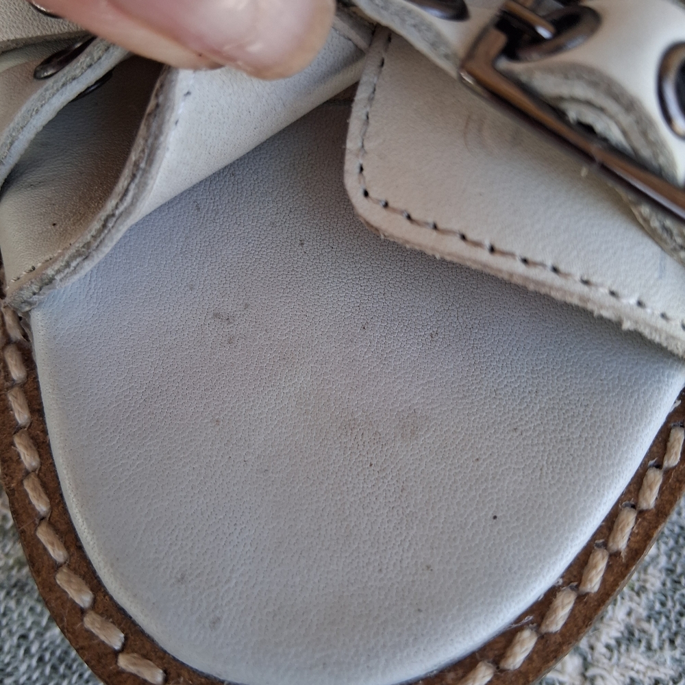 Vintage Foundry Co.Jamina Leather Studded Blocked Heel Sandals Sz. 8.5 - Picture 14 of 14